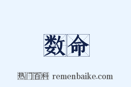 数命是什么意思的图片